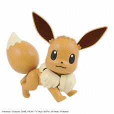 (現貨) 玩具哩到．Bandai 寵物小精靈Pokemon- Let's Go Plamo collection#42 select series  伊貝 Eevee 玩具模型 可動人偶